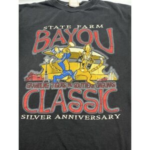 Vintage 1998 Red Oak Bayou Classic Football Shirt Large - Grambling vs Southern